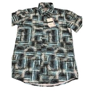 ABOVE MAN Premium Slim Fit Stretch Fabric Button Down Shirt Men's Medium